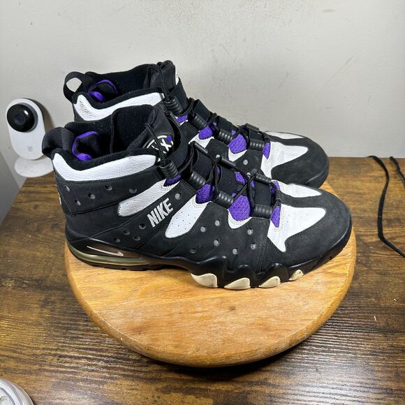 Nike Air Max 2 CB 94 Black Purple 2009 Men's Size 14 Shoes 305440-012